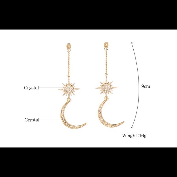 Boho Moon & Sunburst Earrings - Picture 10 of 11